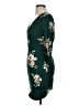 iris Print Green Cocktail Dress Size M - photo 5