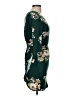 iris Print Green Cocktail Dress Size M - photo 4