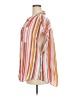 Torrid Stripes Orange Short Sleeve Blouse Size 3X Plus (3) - photo 5