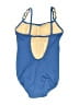 Lands' End Color Block Blue One Piece Swimsuit Size 8 - photo 2