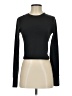 Open Edit Black Long Sleeve T-Shirt Size XS - photo 1