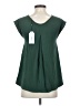 Universal Standard Green Short Sleeve Top Size 00 - 0 - photo 2