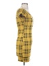 Popular 21 Plaid Yellow Casual Dress Size S - photo 4