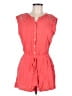 La Moda Solid Red Pink Romper Size S - photo 1