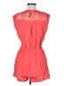 La Moda Solid Red Pink Romper Size S - photo 2