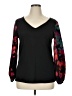 Unbranded Black Long Sleeve Blouse Size 0X - photo 1