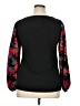 Unbranded Black Long Sleeve Blouse Size 0X - photo 2