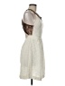 Just Fab Tweed Ivory Cocktail Dress Size M - photo 4