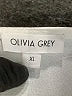Olivia Grey Ivory Long Sleeve Blouse Size XL - photo 7