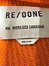 RE/DONE Orange Cardigan Size L (estimated) - photo 6