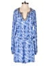 Lilly Pulitzer 100% Polyester Chevron-herringbone Blue Romper Size XS - photo 1