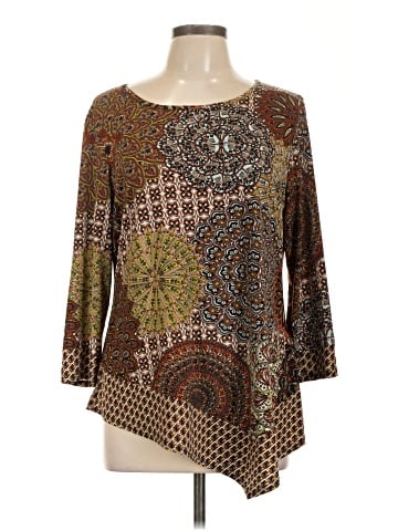 Coco Bianco 3/4 Sleeve Top (view 1)