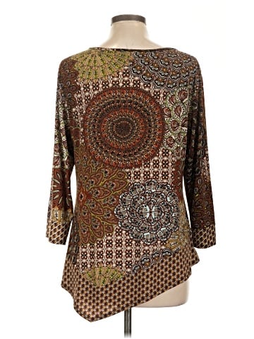 Coco Bianco 3/4 Sleeve Top (view 2)