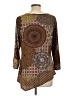 Coco Bianco Brown 3/4 Sleeve Top Size L (estimated) - photo 2