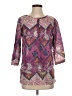 Jaclyn Smith Purple 3/4 Sleeve Blouse Size S - photo 1