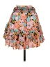Saylor Floral Pink Casual Skirt Size XXS - photo 2