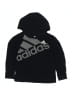 Adidas 100% Cotton Black Pullover Hoodie Size 4 - photo 1