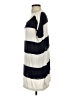 Stile Benetton Stripes Silver Short Sleeve Top Size S - photo 5