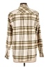 Weatherproof Plaid Ivory Long Sleeve Button-Down Shirt Size L - photo 2
