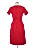 Unbranded Solid Red Casual Dress Size M - photo 2