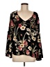 Liberty Love 100% Polyester Black Long Sleeve Blouse Size M - photo 1