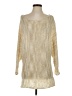 Free People Metallic Gold Tan Pullover Sweater Size S - photo 1