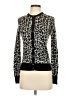 Ann Taylor Animal Print Silver Cardigan Size S - photo 1