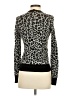 Ann Taylor Animal Print Silver Cardigan Size S - photo 2