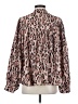 Dokotoo 100% Polyester Animal Print Pink Long Sleeve Blouse Size S - photo 2