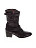 Ugg Collection 100% Leather Burgundy Purple Boots Size 7 1/2 - photo 1