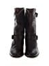 Ugg Collection 100% Leather Burgundy Purple Boots Size 7 1/2 - photo 2