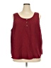 Emery Rose Burgundy Sleeveless Blouse Size 5X - photo 1