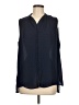 Daniel Rainn 100% Polyester Blue Sleeveless Blouse Size L - photo 1