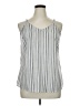 Japna 100% Polyester Silver Sleeveless Blouse Size XL - photo 1