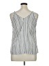 Japna 100% Polyester Silver Sleeveless Blouse Size XL - photo 2
