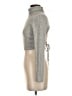 Final Touch Metallic Silver Turtleneck Sweater Size S - photo 5