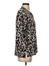 W&J Animal Print Gray 3/4 Sleeve Blouse Size S - photo 4