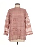 Gibson Pink 3/4 Sleeve Blouse Size M - photo 1