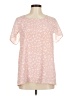 Gibson Pink Short Sleeve Blouse Size M - photo 1