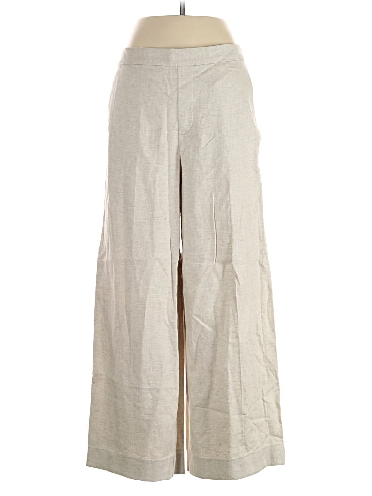 Pre-owned Banana Republic Factory Store Linen Pants In White