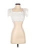 H&M White Short Sleeve Top Size S - photo 1