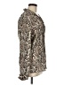 Zara Paisley Brown Long Sleeve Blouse Size M - photo 4