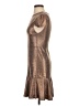 Alice + Olivia Metallic Brown Cocktail Dress Size 2 - photo 5