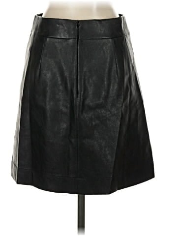 J.Crew Factory Store Faux Leather Skirt (view 2)