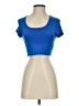 Shein Blue Short Sleeve T-Shirt Size 2 - photo 1