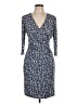 Laundry by Design Print Blue Cocktail Dress Size 10 - photo 1