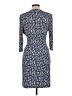 Laundry by Design Print Blue Cocktail Dress Size 10 - photo 2