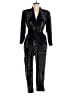 A.L.C. 100% Polyester Metallic Black Jumpsuit Size 8 - photo 1