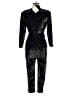 A.L.C. 100% Polyester Metallic Black Jumpsuit Size 8 - photo 2