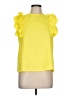 Shein 100% Polyester Yellow Short Sleeve Top Size L - photo 1